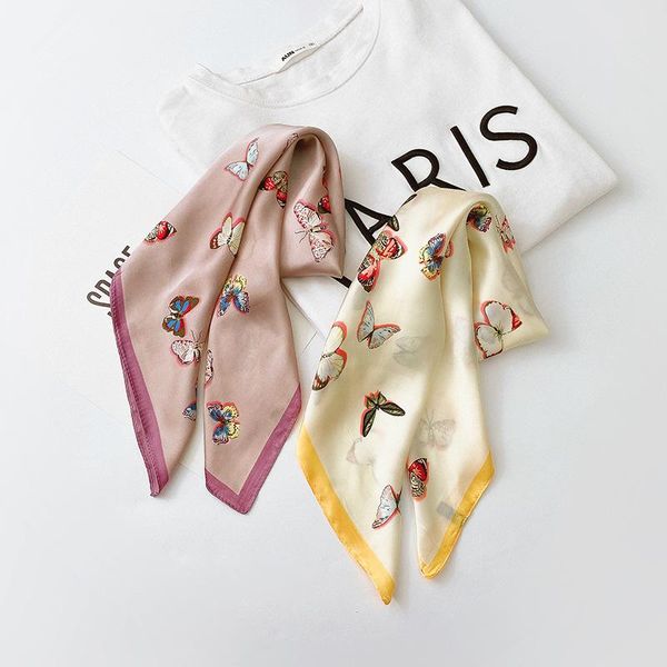 scarves butterfly printed silk scarf women summer simulation plant flower roll small, Blue;gray
scarves butterfly printed silk scarf women summer simulation plant flower roll small, Blue;gray