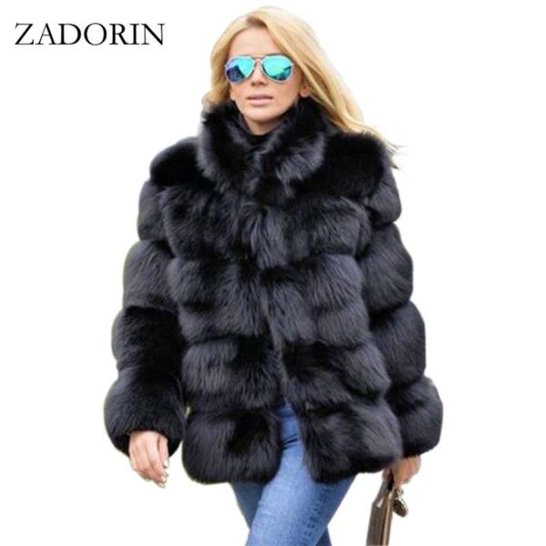 zadorin thick warm winter coat women luxury faux fox fur coat plus size women stand fur collar fake fur jacket outerwear 210928, Black
zadorin thick warm winter coat women luxury faux fox fur coat plus size women stand fur collar fake fur jacket outerwear 210928, Black