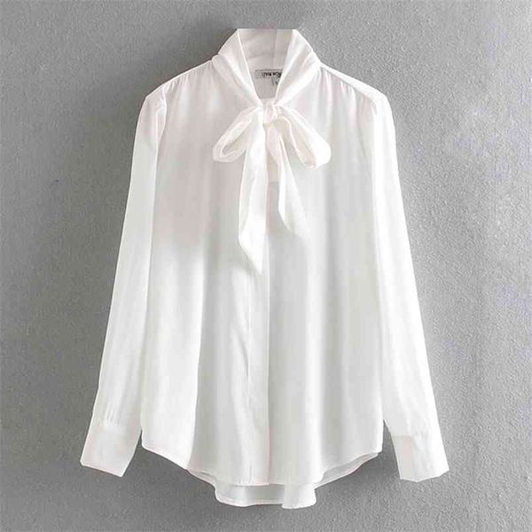 casual bow tie white blouse women fashion straight slim shirts elegant ladies long sleeve chic blusas 210531
casual bow tie white blouse women fashion straight slim shirts elegant ladies long sleeve chic blusas 210531