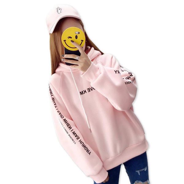 women's hoodies & sweatshirts printed letter o casual loose long-sleeved jumper hoody autumn winter pink sweatshirt, Black
women's hoodies & sweatshirts printed letter o casual loose long-sleeved jumper hoody autumn winter pink sweatshirt, Black