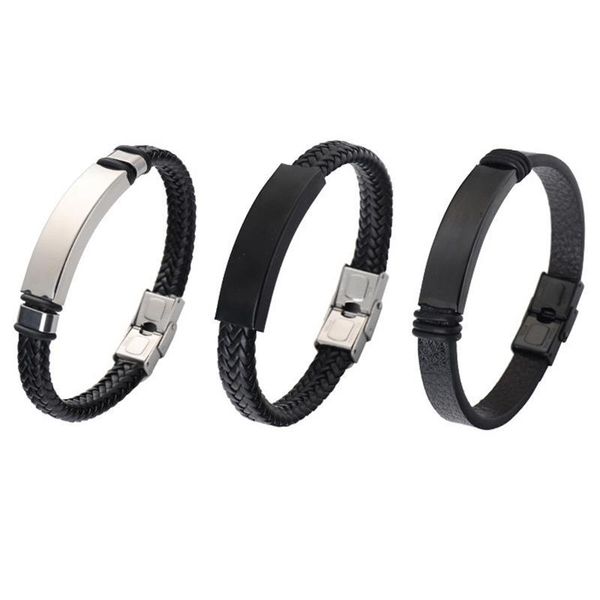 charm bracelets 2021 fashion vintage bracelet faux leather 3pcs black and sliver color wrist simple on hand for man, Golden;silver
charm bracelets 2021 fashion vintage bracelet faux leather 3pcs black and sliver color wrist simple on hand for man, Golden;silver