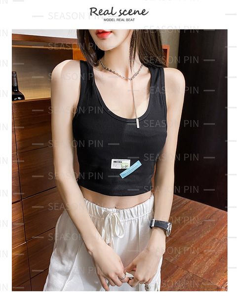 women's tanks camis camisole jacket 2021 summer new slim short sleeveless 018, White
women's tanks camis camisole jacket 2021 summer new slim short sleeveless 018, White