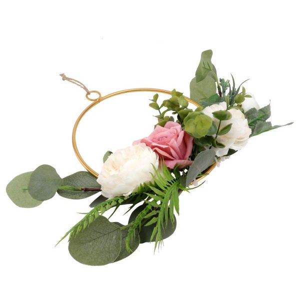 decorative flowers & wreaths 1pc nordic door wall wreath simulation metal garland festival po prop
decorative flowers & wreaths 1pc nordic door wall wreath simulation metal garland festival po prop