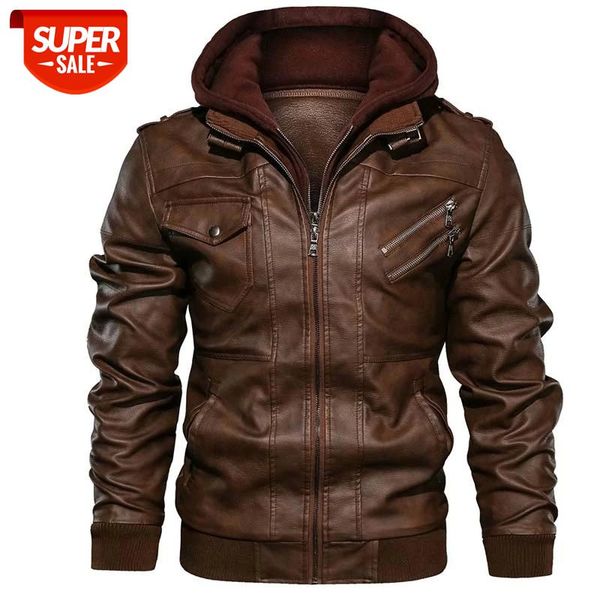European size S-3XL Brand Men's Leather Jackets Autumn Winter Oblique Zipper Motorcycle PU Leather Jacket Men Faux Jacket Mens #8N2G, Black;brown
European size S-3XL Brand Men's Leather Jackets Autumn Winter Oblique Zipper Motorcycle PU Leather Jacket Men Faux Jacket Mens #8N2G, Black;brown