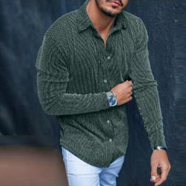 men's casual shirts turn-down collar buttoned cardigan fashion men ribbed woven 2021 autumn solid long sleeve slim shirt vintage, White;black
men's casual shirts turn-down collar buttoned cardigan fashion men ribbed woven 2021 autumn solid long sleeve slim shirt vintage, White;black