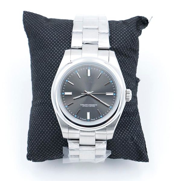 nice automatic 2813 movement 40mm smooth bezel watch watches stainless steel blue lume dark rhodium dial 114300 mens wristwatches, Slivery;brown
nice automatic 2813 movement 40mm smooth bezel watch watches stainless steel blue lume dark rhodium dial 114300 mens wristwatches, Slivery;brown