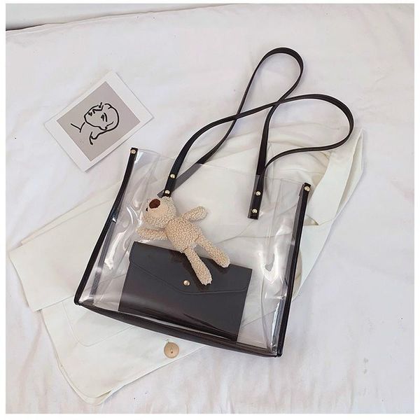 shoulder bags large-capacity bag fairy summer style korean version of transparent female handbag fashion tote
shoulder bags large-capacity bag fairy summer style korean version of transparent female handbag fashion tote