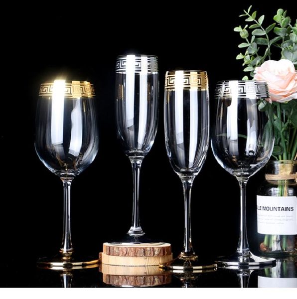 european style glass goblet red wine juice drink champagne goblet party barware dinner water cup home decoration
european style glass goblet red wine juice drink champagne goblet party barware dinner water cup home decoration