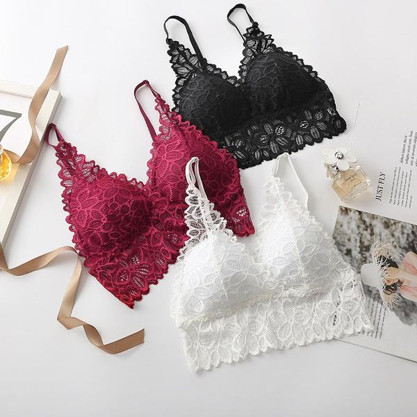 bras french bra lace beautiful back women underwear push up seamless wireless strapless lingerie intimate bralette, Red;black
bras french bra lace beautiful back women underwear push up seamless wireless strapless lingerie intimate bralette, Red;black