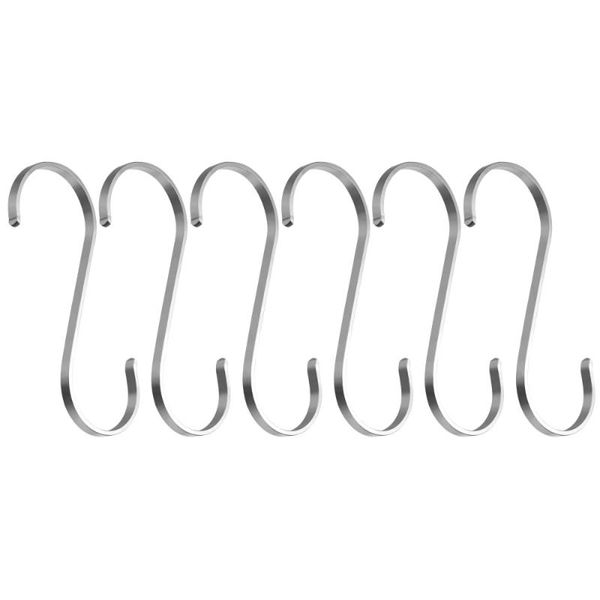 hooks & rails 6pcs shape metal heavy duty 304 stainless steel flat hangers for hanging plants pots pans closet t
hooks & rails 6pcs shape metal heavy duty 304 stainless steel flat hangers for hanging plants pots pans closet t