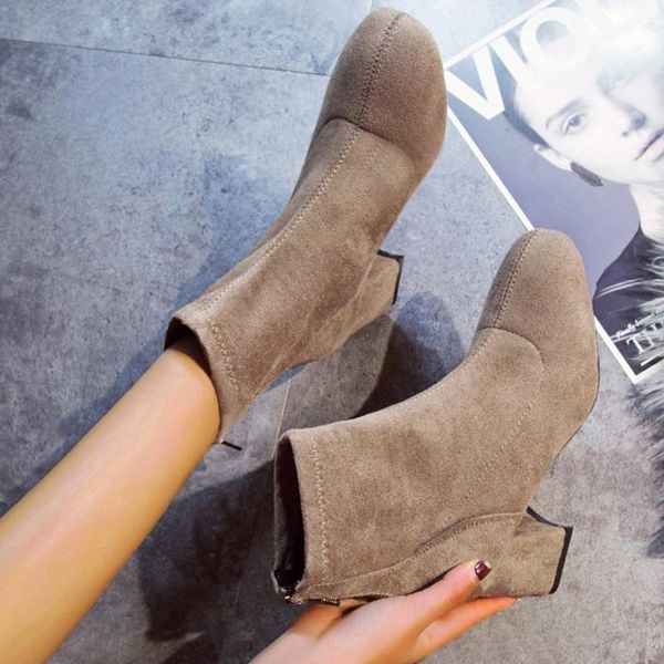 boots crystal padent women fashion autumn winter round toe solid color high hoof heels ankle botines mujer nice, Black
boots crystal padent women fashion autumn winter round toe solid color high hoof heels ankle botines mujer nice, Black