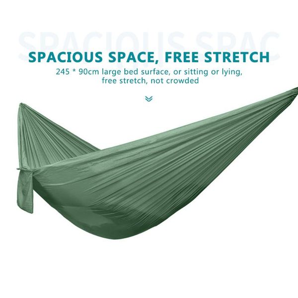 outdoor pads camping hammock double single lightweight with hanging ropes for backpacking hiking travel beach garden
outdoor pads camping hammock double single lightweight with hanging ropes for backpacking hiking travel beach garden