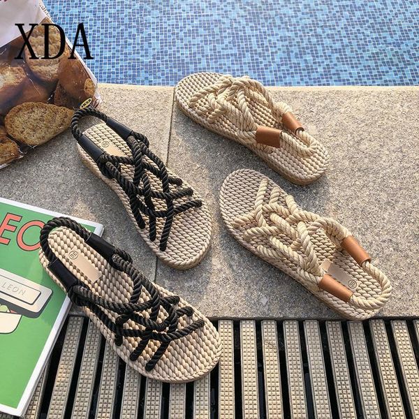 sandals xda gladiator weaving summer women shoes 2021 beach casual fashion roman flats b711, Black
sandals xda gladiator weaving summer women shoes 2021 beach casual fashion roman flats b711, Black