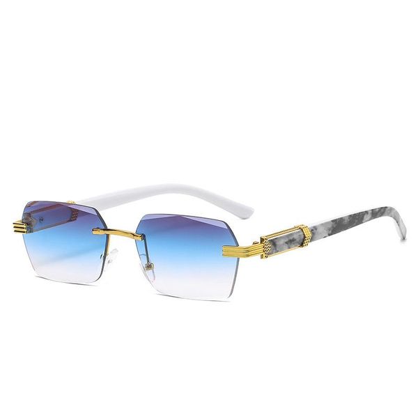 sunglasses fashion ocean lens gradient square frameless trimming marble pattern rimless metal frame, White;black
sunglasses fashion ocean lens gradient square frameless trimming marble pattern rimless metal frame, White;black