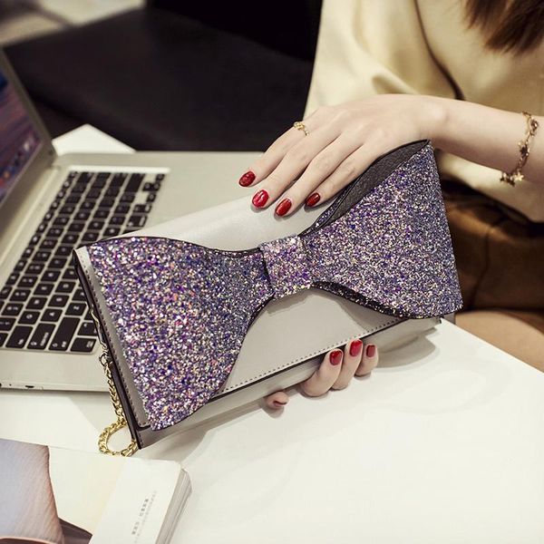 clutch bags fashion bow women sparkling luxury lady evening chain messenger bag for female shoulder women's clutches black
clutch bags fashion bow women sparkling luxury lady evening chain messenger bag for female shoulder women's clutches black