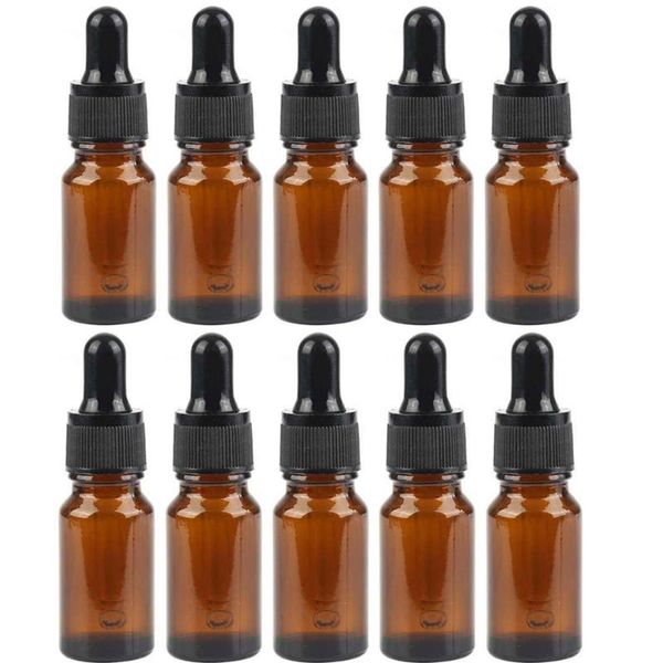 storage bottles & jars 12pcs 10ml amber glass essential oil dropper bottle, empty refillable black caps makeup cosmetic container for liquid
storage bottles & jars 12pcs 10ml amber glass essential oil dropper bottle, empty refillable black caps makeup cosmetic container for liquid