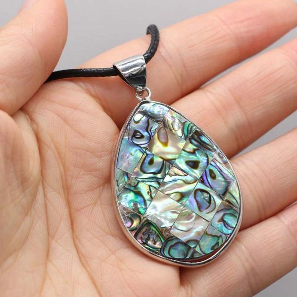pendant necklaces natural elegant charm retro abalone shell drop-shaped classic necklace sweater chain birthday party gift jewelry 32x43mm, Silver
pendant necklaces natural elegant charm retro abalone shell drop-shaped classic necklace sweater chain birthday party gift jewelry 32x43mm, Silver