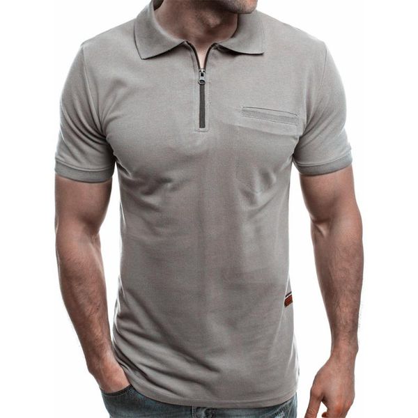 men's polos men shirts short sleeve mens shirt slim fit zipper clothing daily summer streetwear casual fashion, White;black
men's polos men shirts short sleeve mens shirt slim fit zipper clothing daily summer streetwear casual fashion, White;black