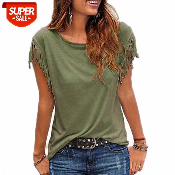 women's tassel knot t-shirt summer fashion o neck short sleeve solid color tassel tee shirt wdc4486 #ds2l, White
women's tassel knot t-shirt summer fashion o neck short sleeve solid color tassel tee shirt wdc4486 #ds2l, White