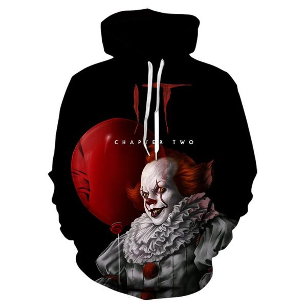 men's hoodies & sweatshirts 3d printing devil clown style spring and autumn fashion hoodie handiness sports daily commuter pullover s-5, Black
men's hoodies & sweatshirts 3d printing devil clown style spring and autumn fashion hoodie handiness sports daily commuter pullover s-5, Black