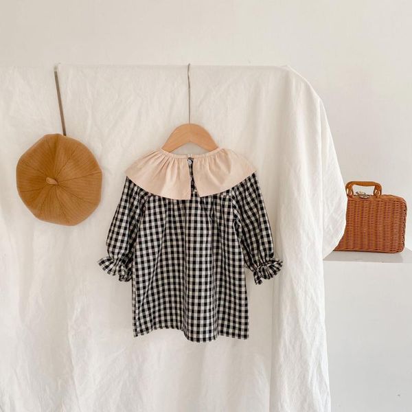 girl's dresses 2021 spring little girl long sleeve dress kids cotton linen plaid frock children elegant clothing korean style girls, Red;yellow
girl's dresses 2021 spring little girl long sleeve dress kids cotton linen plaid frock children elegant clothing korean style girls, Red;yellow