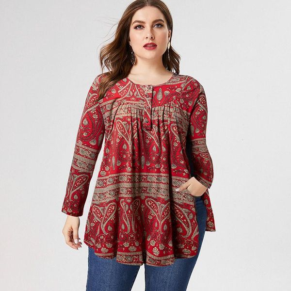 plus size t-shirt 2021 autumn womens long sleeve print blouse fashion ladies vintage elegant pullover 4xl 5xl 6xl, Black
plus size t-shirt 2021 autumn womens long sleeve print blouse fashion ladies vintage elegant pullover 4xl 5xl 6xl, Black