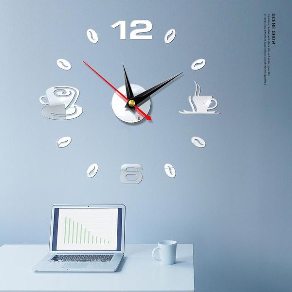 diy 3d wall clock modern design cafe coffee mug wall stickers digital clock decorations living room ornament
diy 3d wall clock modern design cafe coffee mug wall stickers digital clock decorations living room ornament