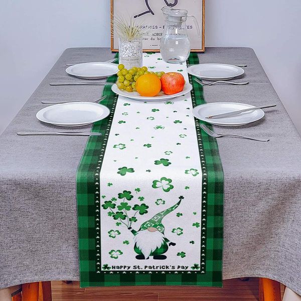 st. patrick's day table decorations runner lace irish shamrock flag decoration green cloth
st. patrick's day table decorations runner lace irish shamrock flag decoration green cloth