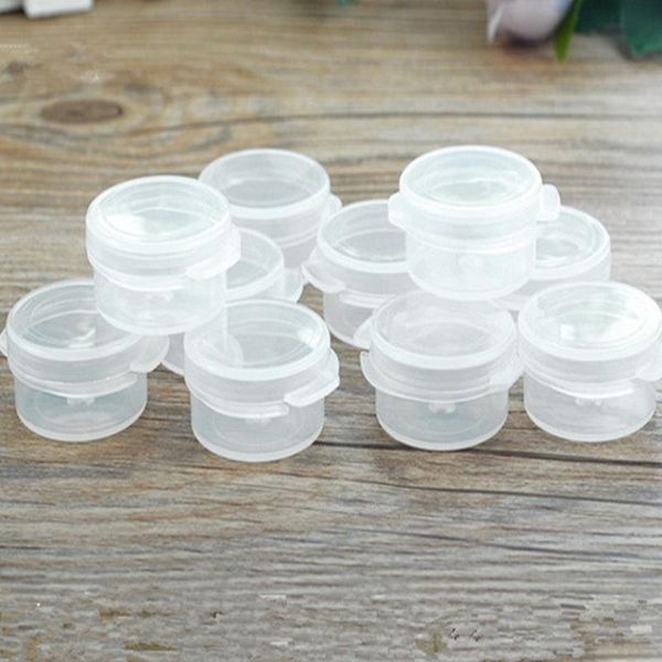 storage bottles & jars 50pcs/lot 5g empty transparent sample make up jar sealing pots refillable portable travel face cream containers
storage bottles & jars 50pcs/lot 5g empty transparent sample make up jar sealing pots refillable portable travel face cream containers