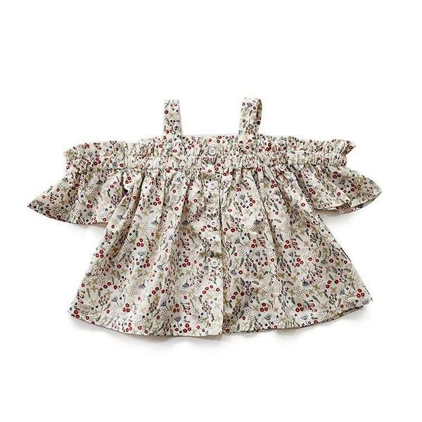 shirts children's clothing korean version 2021 girl's word shoulder strap floral summer female baby loose top, White;black
shirts children's clothing korean version 2021 girl's word shoulder strap floral summer female baby loose top, White;black