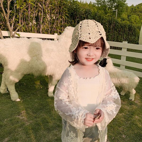 girls summer clothes 2021 fashion lace air-conditioned shirt children's new breathable sunscreen girls' sun clothing, Blue;gray
girls summer clothes 2021 fashion lace air-conditioned shirt children's new breathable sunscreen girls' sun clothing, Blue;gray