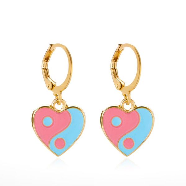 dangle & chandelier vintage colorful gossip heart earrings simple drop oil yin yang tai chi for women girls fashion jewelry gift, Silver
dangle & chandelier vintage colorful gossip heart earrings simple drop oil yin yang tai chi for women girls fashion jewelry gift, Silver