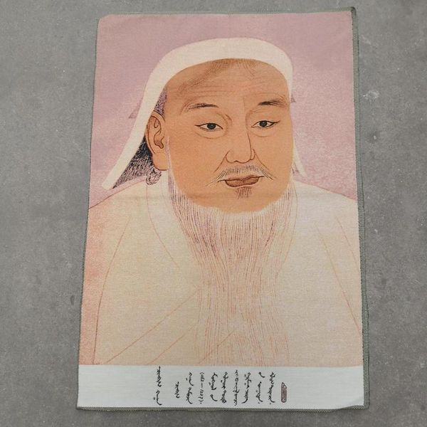 other arts and crafts brocade painting silk exquisite embroidery portrait of mongolian genghis khan
other arts and crafts brocade painting silk exquisite embroidery portrait of mongolian genghis khan