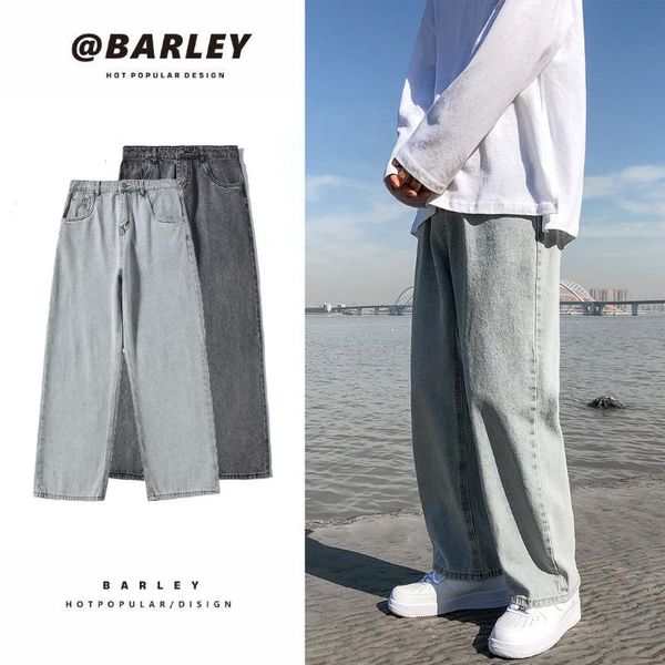 men's jeans korean wide-leg fashion casual retro harajuku men streetwear loose hip-hop straight-leg denim trousers mens, Blue
men's jeans korean wide-leg fashion casual retro harajuku men streetwear loose hip-hop straight-leg denim trousers mens, Blue
