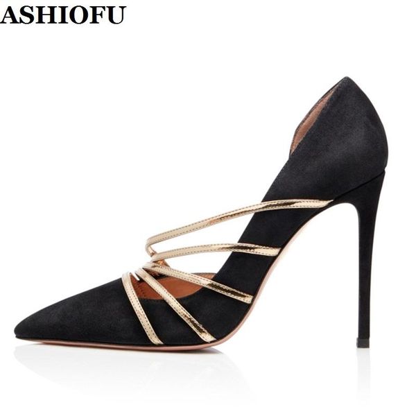 dress shoes ashiofu wholesale handmade ladies high heel pumps d'orsay style party prom striped evening fashion court, Black
dress shoes ashiofu wholesale handmade ladies high heel pumps d'orsay style party prom striped evening fashion court, Black