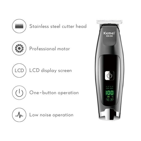 professional men hair trimmer lcd display powerful 3 speed face body carbon blade electric hair clipper hair cutting machine f30
professional men hair trimmer lcd display powerful 3 speed face body carbon blade electric hair clipper hair cutting machine f30