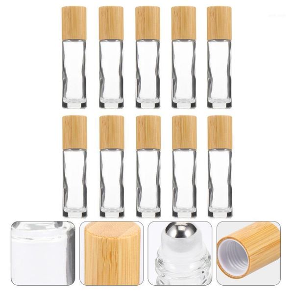storage bottles & jars 10pcs 10ml roller perfume bottle refillable essential oil container
storage bottles & jars 10pcs 10ml roller perfume bottle refillable essential oil container