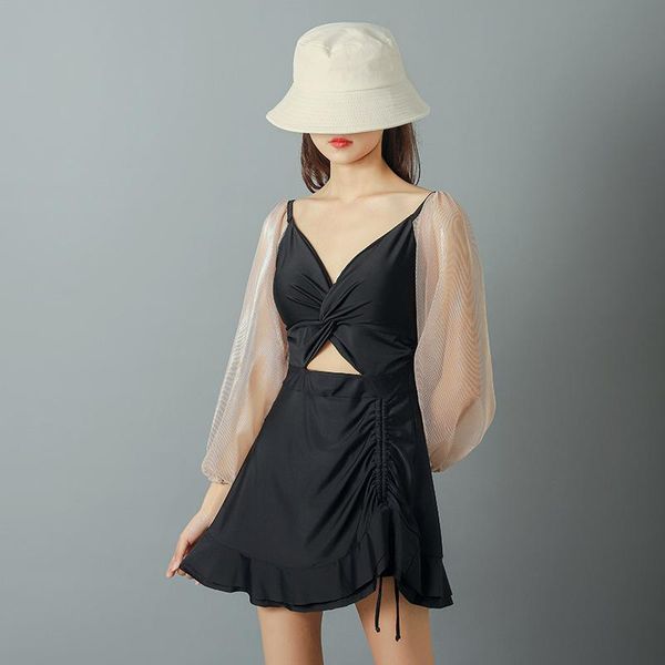 one piece swimsuit with dress vogue swimming suit for women korean one piece swimwear lovely court style bubble long sleeve
one piece swimsuit with dress vogue swimming suit for women korean one piece swimwear lovely court style bubble long sleeve