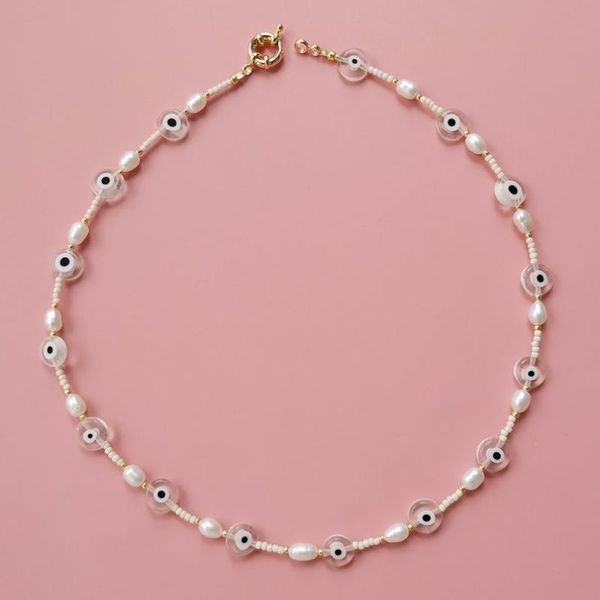 pendant necklaces pearl necklace evil eye beaded collar with beads gold, Silver
pendant necklaces pearl necklace evil eye beaded collar with beads gold, Silver