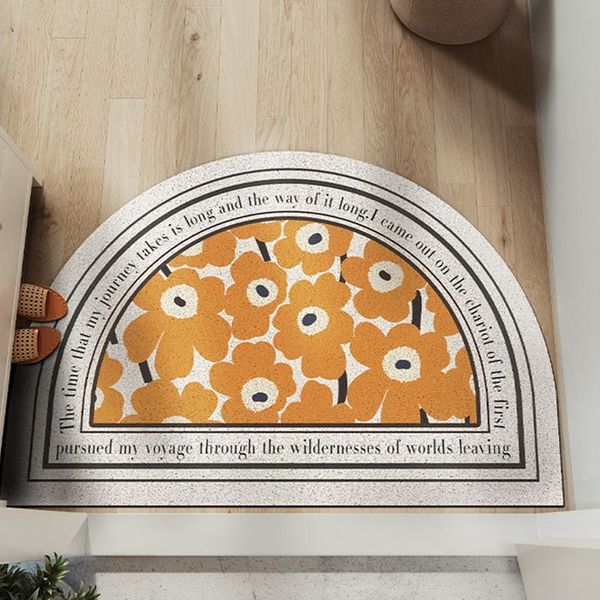 carpets pvc semicircle door mats for outdoor indoor antiwear waterproof ant-slip bathroom carpet rugs flower hallway entrance doormat
carpets pvc semicircle door mats for outdoor indoor antiwear waterproof ant-slip bathroom carpet rugs flower hallway entrance doormat
