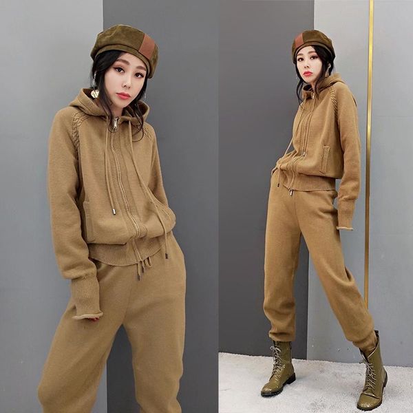 women's two piece pants casual rushed drawstring cotton zipper full knitted hooded sweater and trousers 2-piece set 2021 two-piece fash, White
women's two piece pants casual rushed drawstring cotton zipper full knitted hooded sweater and trousers 2-piece set 2021 two-piece fash, White