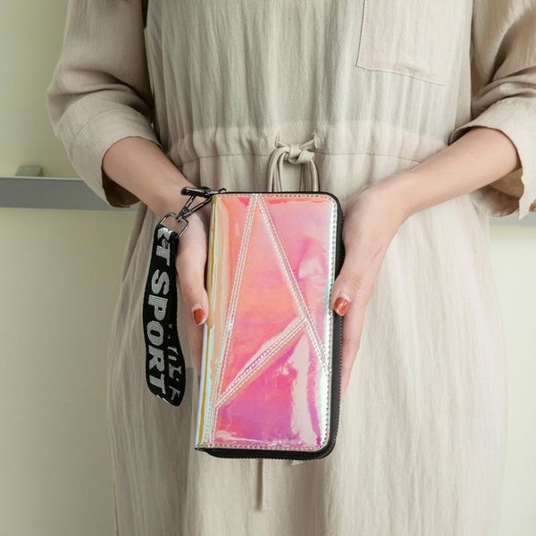 wallets bright surface laser wallet long style for women korean fashion large capacity zip, Red;black
wallets bright surface laser wallet long style for women korean fashion large capacity zip, Red;black
