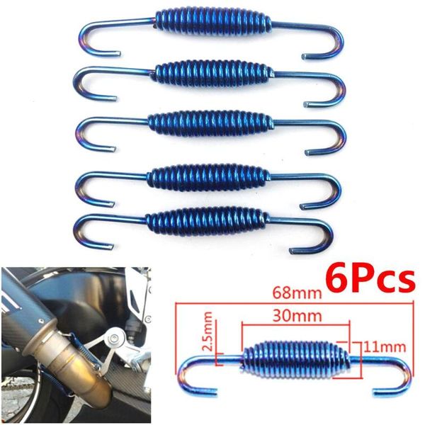 motorcycle exhaust system 6pcs motorbike tube springs hook for muffler connect pipe repair parts kit set 68mm
motorcycle exhaust system 6pcs motorbike tube springs hook for muffler connect pipe repair parts kit set 68mm