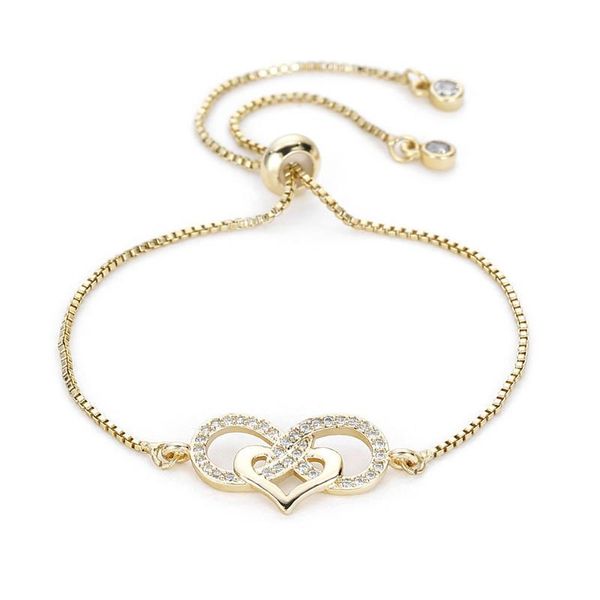 charm bracelets cubic zircona infinity heart gold chain women & bangles pulseira feminina mbr180087, Golden;silver
charm bracelets cubic zircona infinity heart gold chain women & bangles pulseira feminina mbr180087, Golden;silver