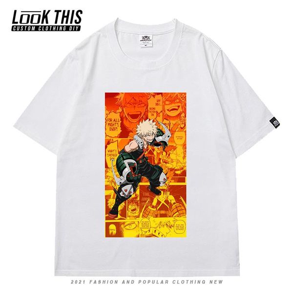 women's t-shirt my hero academia bakugout shirts e girl oversized anime deku print loose daily harajuku street top, White
women's t-shirt my hero academia bakugout shirts e girl oversized anime deku print loose daily harajuku street top, White