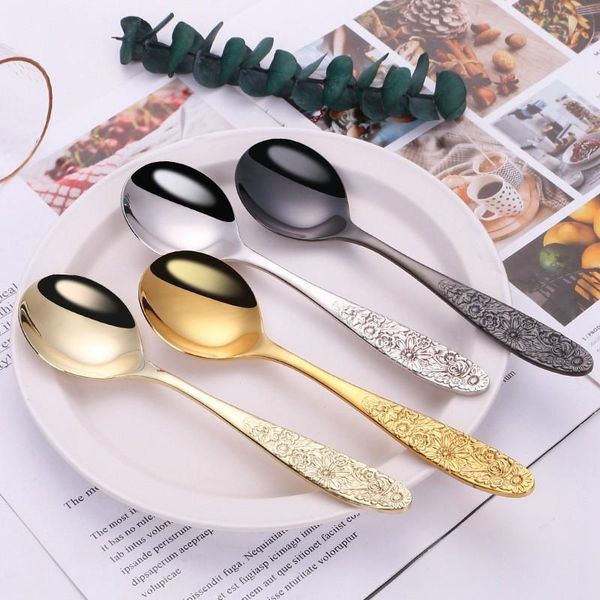 6pcs soup spoon stainless steel ice cream spoons set coffee mixing tableware western style dinnerware dropshipping wholesale
6pcs soup spoon stainless steel ice cream spoons set coffee mixing tableware western style dinnerware dropshipping wholesale