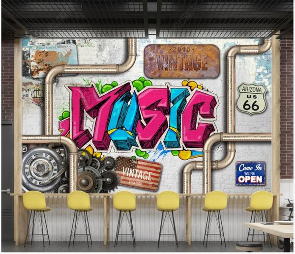wallpapers custom po wallpaper for walls 3d mural modern retro graffiti bar ktv background wall papers home decor
wallpapers custom po wallpaper for walls 3d mural modern retro graffiti bar ktv background wall papers home decor