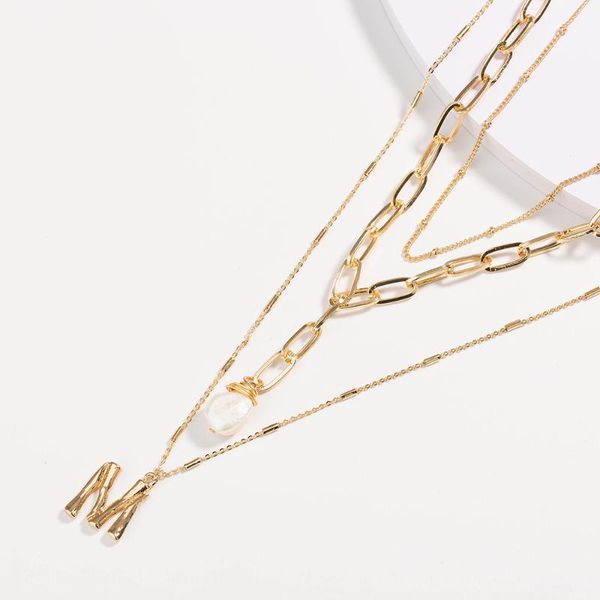 pendant necklaces punk style hip hop thick chain short necklace for woman m letter neck korean fashion jewelry sweater, Silver
pendant necklaces punk style hip hop thick chain short necklace for woman m letter neck korean fashion jewelry sweater, Silver
