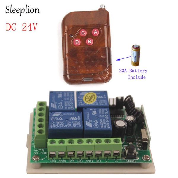 smart home control sleeplion 24v 4ch switch remote universal relay 4 channel transceiver module board
smart home control sleeplion 24v 4ch switch remote universal relay 4 channel transceiver module board