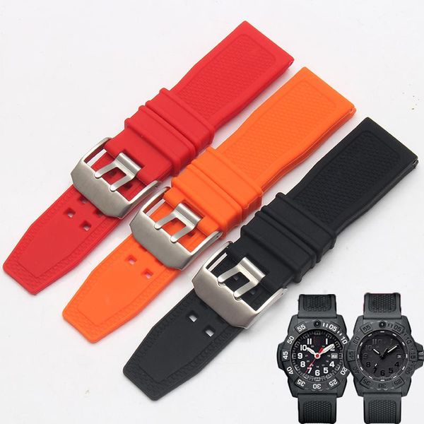 watch bands men rubber band black 23mm24mm sport waterproof silicone strap stainless steel metal buckle for accessories, Black;brown
watch bands men rubber band black 23mm24mm sport waterproof silicone strap stainless steel metal buckle for accessories, Black;brown